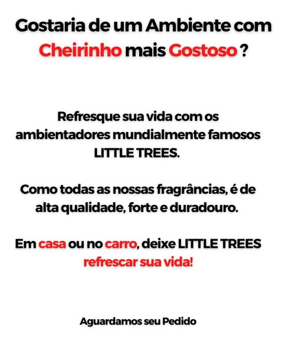 Imagem 5 de 7 de Kit 10 Odorizador Automotivo Little Trees Aromatizante Eua