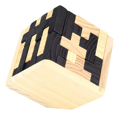 Puzzle Wooden Original 3d Juego De Acertijos De Madera 3d Iq