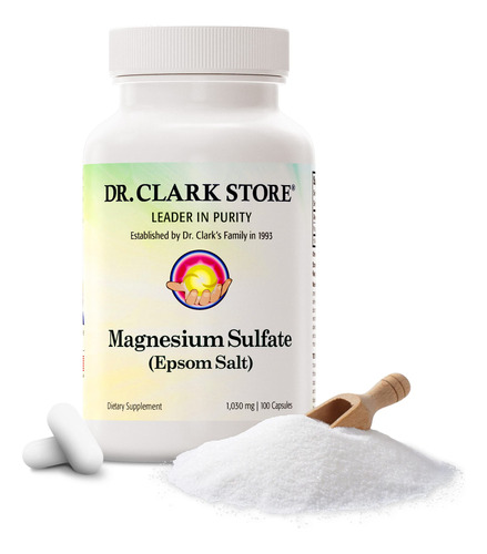 Dr. Clark Sulfato De Magnesio Usp (sal De Epsom) - Suplement