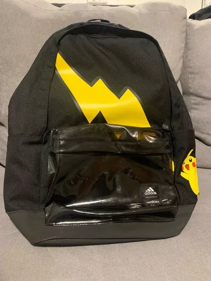 Mochila Pikachu Pokemon adidas Original 1 Solo Uso Backpack