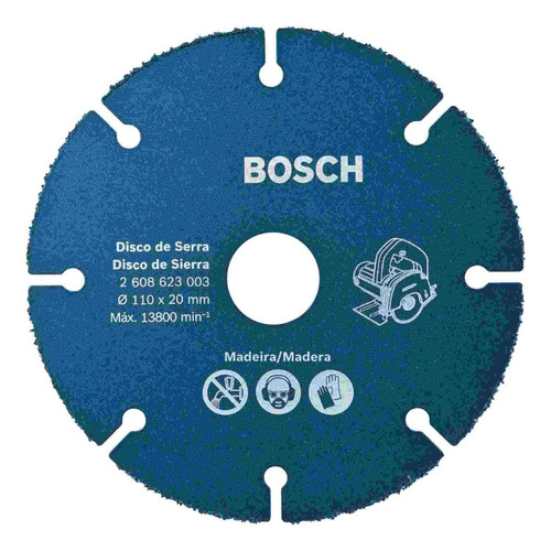 Disco Serra Marmore Para Madeira 110mm Bosch