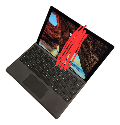 Tablet Microsoft Surface Pro 7 I7 256gb 16gb Ram Teclado W11 Negro (Usado)