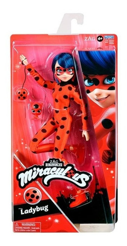 Muñeca Miraculous Ladybug Articulada Con Accesorios