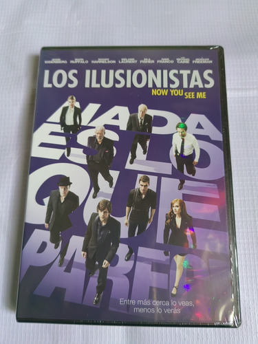 Los Ilusionistas Now You See Me Película Dvd Original Cerrad