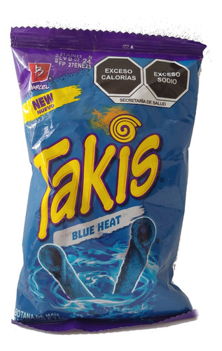 Takis Azules (blue Heat) -  65 Gr - Producto Mexicano