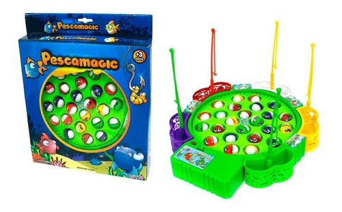 Juego De Pesca Magic A Pila X 24 Piezas C/ Canastas Jeg 6949