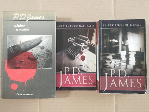 P. D. James - Lote De 3