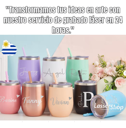 Imagen 5 de 12 de Grabado Láser Personalizado En Metal, Diseños Únicos, Propio