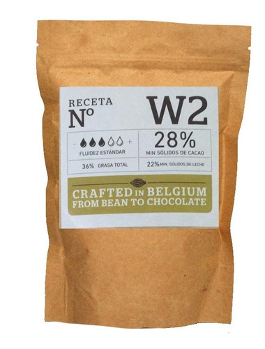 Chocolate Belga Premium Callebaut Blanco W2  X 400g