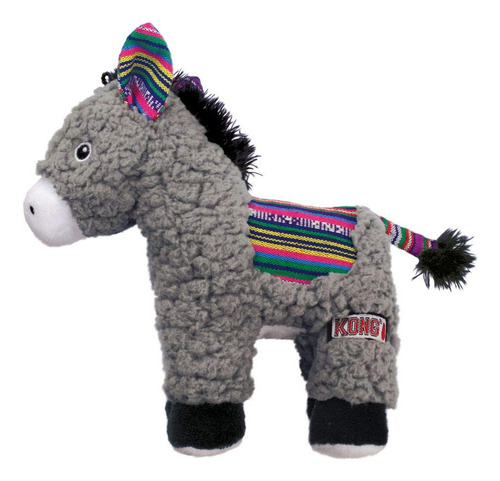 Kong Peluche Burrito Mediano Con Chirrido, Gris