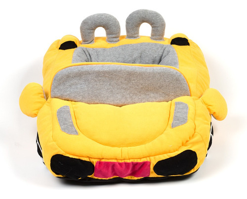 Cama Coche Auto Amarillo Para Perro Pequeño O Gato