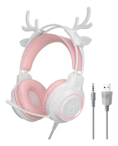 Fone De Ouvido Com Fio Para Jogos Antlers Com Microfone