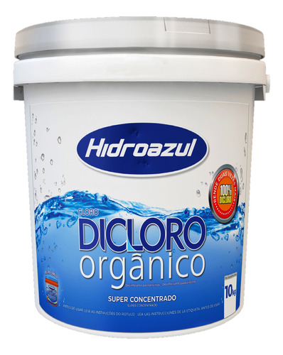 Cloro Hidroazul(56% Ativo) (10 Kg)(frete Grátis Sul Sudeste)