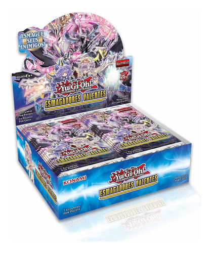 Booster Box Yugioh - Esmagadores Valentes 24u