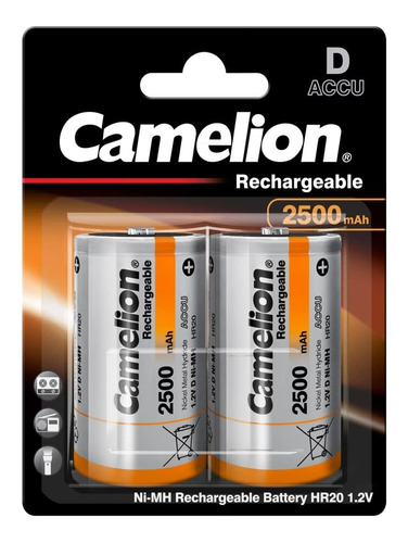 Pilas D Recargable Camelion De 2500mah,nuevo