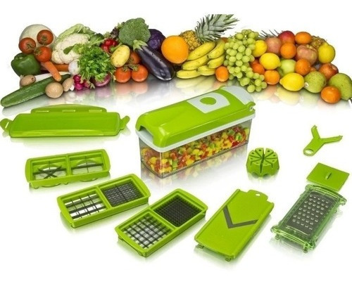 Imagen 1 de 2 de Picador Cortador Rallador Multiuso De Verduras Y Frutas