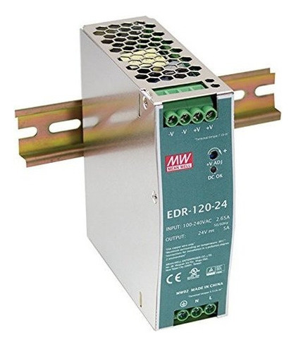 Fuente De Poder Din Rail De 120 Vatios 12 Voltios 10 Amperio