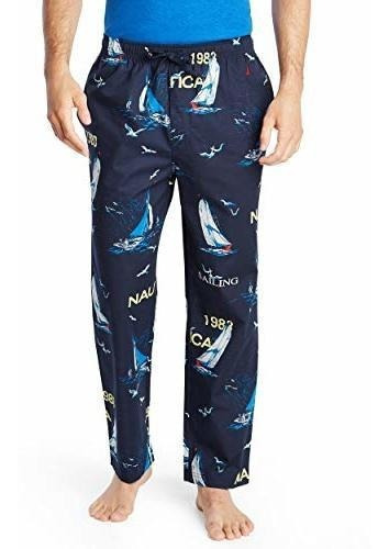 Pantalon De Pijama Para Dormir De 100% Algodon Elastico S