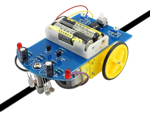 Kit Para Armar Carro Seguidor De Linea D2-1 Robot