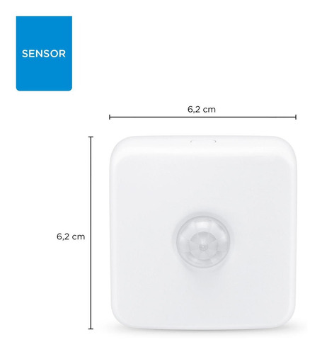 Imagen 3 de 9 de Wiz Sensor De Movimiento Wi-fi