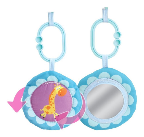 Cadeira De Descanso Musical Girafa Maxi Baby - Azul