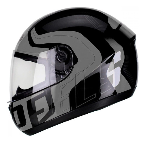 Capacete Peels Spike New Ghost Preto/ Grafite