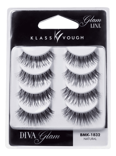 Kit Cílios Diva Glam 4 Pares Bmk-1832 - Klass Vough