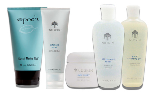 Kit Desmaquillante Hidratante Exfoliante Antiedad Nu Skin