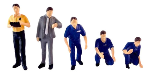 Figuras De Diorama De 5 Piezas, Modelo De Personas Estilo B