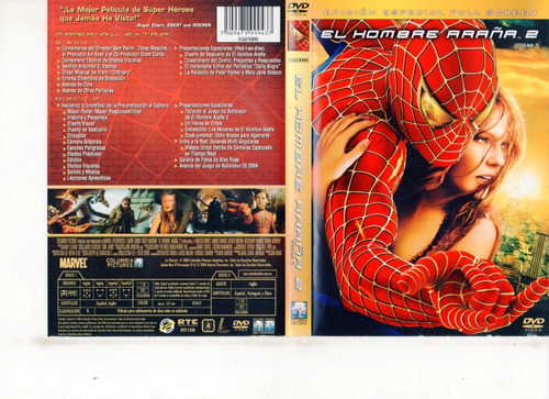 El Hombre Araña 2 (2004) (2 Dvd) (mx) - Dvd Original - Mcbmi