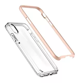 . Funda Spigen Para iPhone X Y Xs Neo Hybrid Rose Crystal