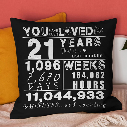 Decoraciones De Cumpleaños Número 21 Para Regalos De Cumplea