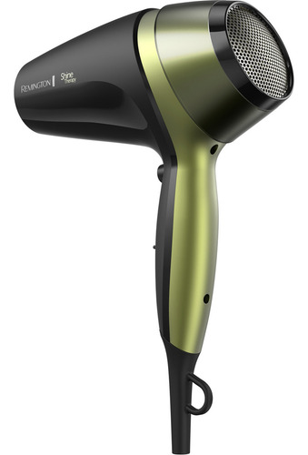 Secador De Cabello Pelo 2100w Shine Therapy D13a Remington Negro/dorado