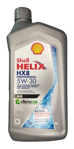 Shell Helix Hx8 Professional Full Sintetico 1 Lt