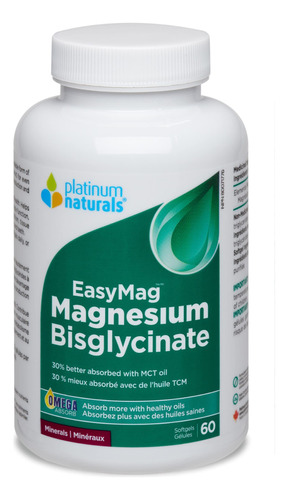 Platinum Naturals Easymag Bisglicinato De Magnesio, 60 Cpsul