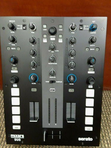 Mixars Duo Mkii Professional 2 Channel Battle Mixer For Sera