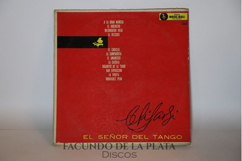 Disco Vinilo El Señor Del Tango Carlos Di Sarli