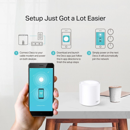 Deco X20 Pack De 3 Mesh Tp Link Ax1800 Wifi Gigabit
