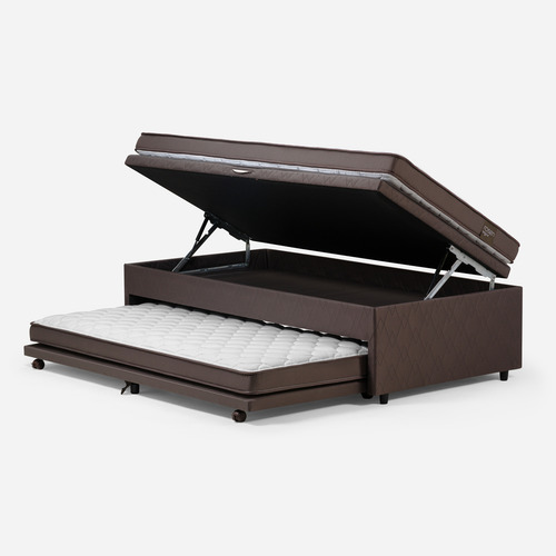 Bed Boxet Rosen Ergo T New 1,5 Plazas +muebles Tabor Grafito