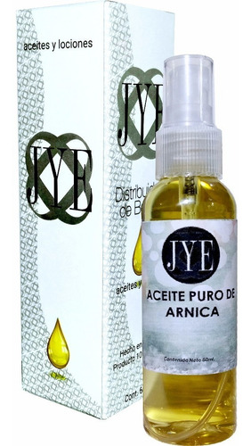 1 Aceite Natural Jye Árnica  Puro 60 Ml
