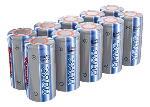 Baterías Recargables Tenergy Nimh Subc 1.2v 3800mah, Para He