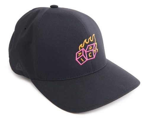 Imagen 3 de 10 de Gorra Cap Vicus Fire Negro