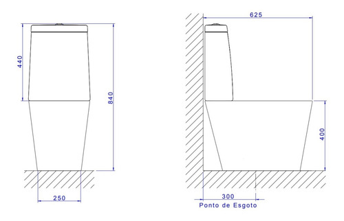 Bacia Com Caixa Acoplada Link Deca P.230.17+cd.23f.17