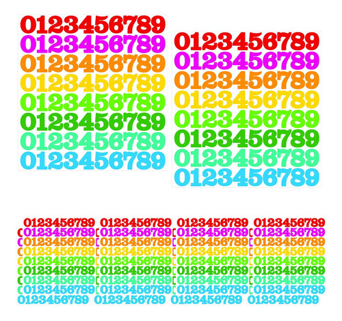 Etiquetas De Activos De Pegatinas De 800x Multicolor