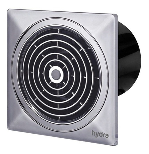 Extractor De Aire Baño Cocina Cromado 15cm Hydra Techo Pared