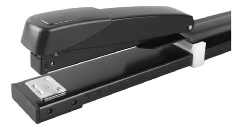 Abrochadora Con 1.000 Broches Stendy De Brazo Largo Para Cuaderno Revistera Para Broches 24/6 26/6 Color Negro