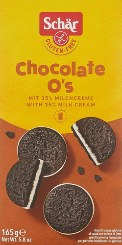 Biscoito De Chocolate O S Sem Glúten 165g Schar
