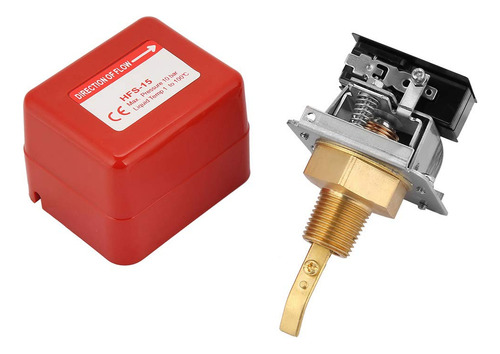 Interruptor Sensor Flujo Agua 1 2 Paleta Conexion Rosca Spdt