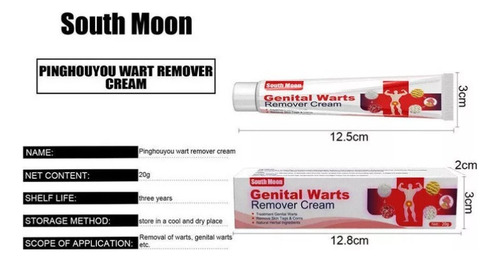 Mox Pomada For Eliminar Verrugas Por Herpes Genital, 20 G*