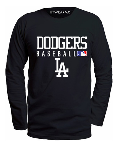 Playera Manga Larga Los Angeles Dodgers - Beisbol
